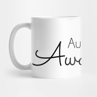 Autism Awareness - black text Mug